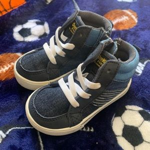 Baby Boys Carter’s High Top Jean Shoes size 5